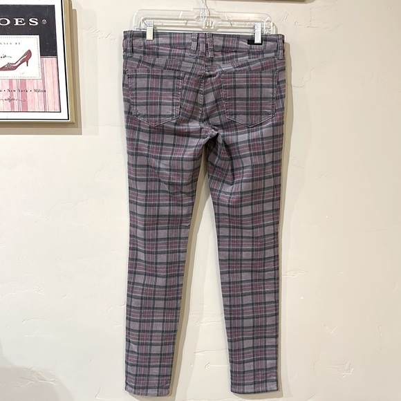 NEW Kut from the Kloth gray mix plaid pants Mia Toothpick Skinny women Sz 8 - Picture 6 of 11